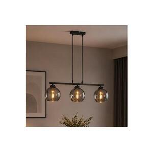 Brilagi - DIOR kábeles függőlámpa 3xE27/60W/230V fekete/füstszürke 59-008B kép