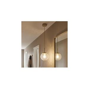 Brilagi - Kábeles csillár STELLA 1xE27/60W/230V Ø 15 cm bézs/arany 85-001B kép
