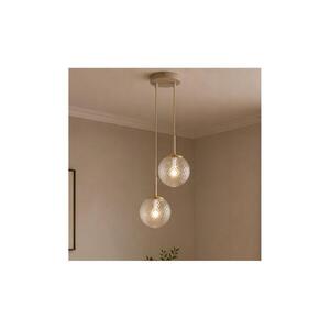 Brilagi - Kábeles csillár STELLA 2xE27/60W/230V bézs/arany 85-011B kép