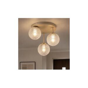 Brilagi - Felületre szerelhető csillár STELLA 3xE27/60W/230V bézs/arany 85-018B kép