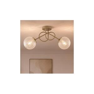 Brilagi - Felületre szerelhető csillár STELLA 2xE27/60W/230V bézs/arany 85-019B kép