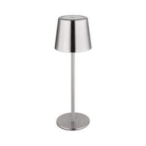 Globo 58482N-LED érintéses, dimmelhető, újratölthető asztali lámpa VANCOUVER 2W/3, 7V 2200mAh fényes króm 58482N kép