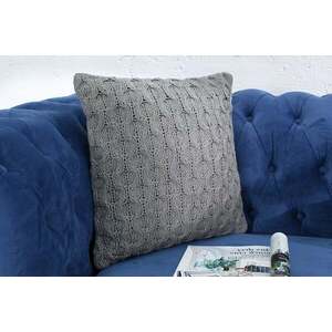 COSY III szürke mintás párna 45cm kép