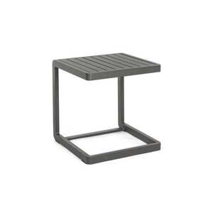 KONNOR szürkésbarna kerti lerakóasztal 40cm kép