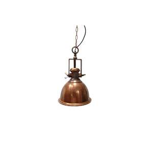 INDUSTRIAL bronz réz függőlámpa kép