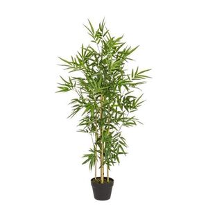 BAMBOO zöld műanyag művirág kép