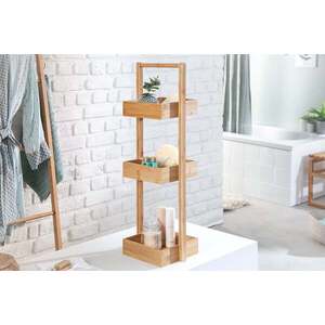 BAMBOO SPA barna bambusz fürdőszoba szekrény kép