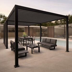 OCEAN antracit pergola 3x4 m kép