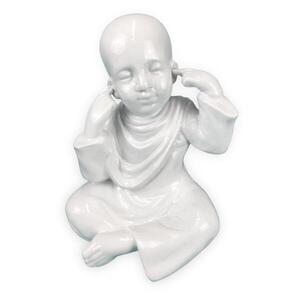 SAGE fehér 3 részes Buddha szobor szett kép