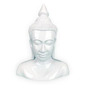 THAI fehér Buddha mellszobor kép