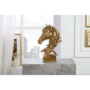 CABALLO PFERDEKOPF arany alumínium 40cm kép