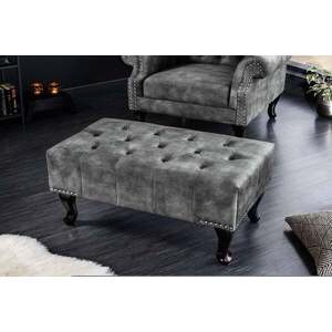 CHESTERFIELD szürke lábzsámoly kép
