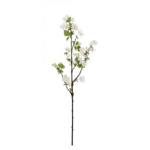 PEAR körtefa ág fehér virágokkal 94cm kép