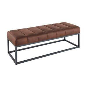 PETIT BEAUTÉ mikroszálas antik barna ülőpad 110cm kép