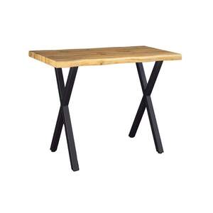 WILD barna tölgyhatású bárasztal 120cm kép