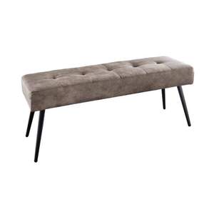 BOUTIQUE taupe mikroszálas ülőpad 100cm kép