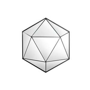 DIAMOND fekete üveg falitükör kép