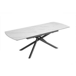 MIKADO fehér kerámia étkezőasztal 180-230 cm kép
