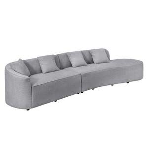 ATELIER L XXL szürke buklé kanapé kép