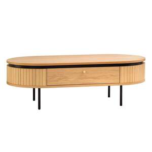 ATELIER barna tölgyfa furnér dohányzóasztal 120 cm kép