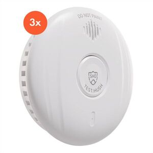 SHD by oneConcept, DOF Pro10 füstérzékelő, műanyag, figyelmeztető jelzés: 85 dB, elem élettartama 10 év kép