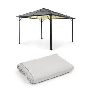 Blumfeldt Pantheon Solid Sky Ambient Solar, pavilon, 3 x 4 m, napelemes világítás kép