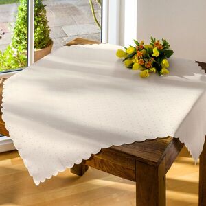 Jacquard terítő pöttyös mintával kép