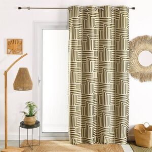 Jacquard függöny vonalmintával kép