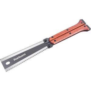 FORTUM Kétélű, összecsukható fűrész, 300 mm, fa nyéllel, 4772120 kép