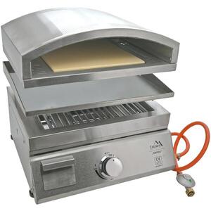 CATTARA NAPOLI asztali gázgrill + pizzasütő + grill lap kép