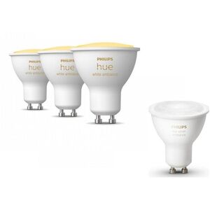 Philips HueWA 4, 3 W GU10 EUR + Philips HueWA 4, 3 W GU10 3P EUR kép