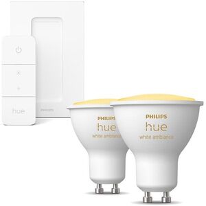 Philips HueWA 4, 3 W GU10 2P EUR + Philips Hue Dimmer Switch EU/UK v2 kép