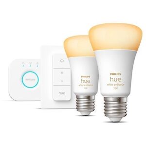 Philips Hue White Ambiance 8W 1100 E27 Promo starter kit kép