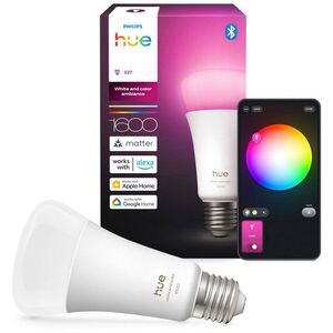 Philips Hue White and Color Ambiance 11, 8 W, 1600 lm, E27 kép