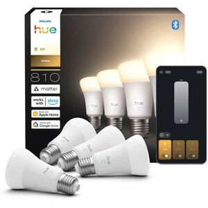Philips Hue White 7 W, 810 lm, E27, 4 db kép