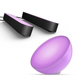 COL Hue Go V2 EU white + COL HUE PLAY DOUBLEPK EU/UK black kép