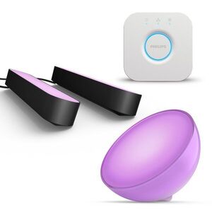 COL Hue Go V2 EU white + COL HUE PLAY DOUBLEPK EU/UK black + Philips HUE Bridge EU kép