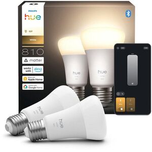 Philips Hue White 7 W, 810 lm, E27, 2 db kép