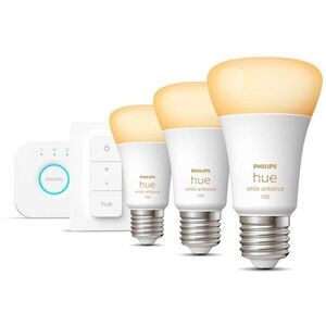 Philips Hue White Ambiance 8W 1100 E27 starter kit kép