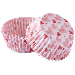 Zenker Muffin papír - Szív, 50 db kép