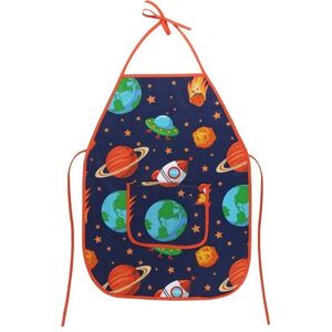 BELLATEX Gyermek kötény Adela, 37 × 47 cm ( 3-5 éves korig ) 7850/088, világűr kép