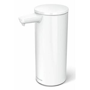Simplehuman érintésmentes szappanadagoló újratölthető 266 ml, fehér acél kép