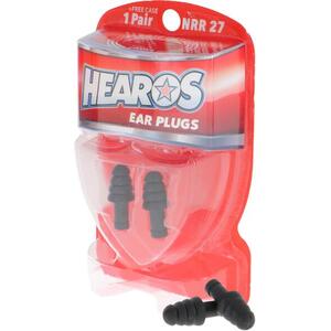 HEAROS Rock N Roll Series Ear Plugs Black NRR 27dB - 1 Pair kép