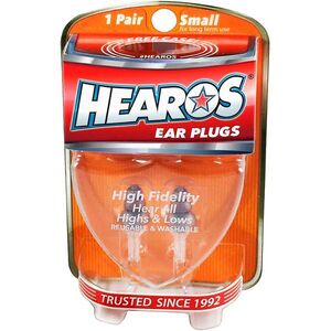 HEAROS High Fidelity Ear Plugs for Long Term Use Small NRR 12dB - 1 Pair kép