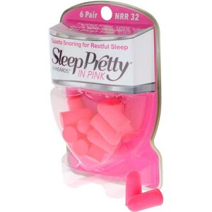 HEAROS Sleep Pretty in Pink Ear Plugs NRR 32db 6 Pairs kép