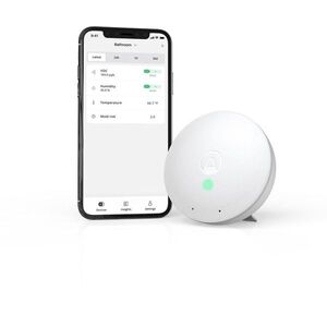 Airthings Wave mini - levegőminőség, páratartalom, hőmérséklet és VOC gáz érzékelő kép