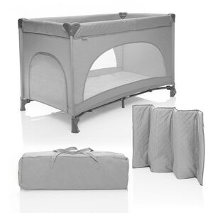 ZOPA Összecsukható utazóágy Lely Silver Grey kép