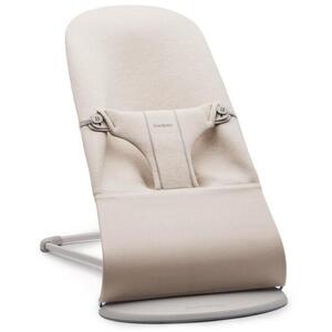 Babybjörn Bliss 3D Jersey Light Beige pihenőszék, világosszürke konstrukció kép