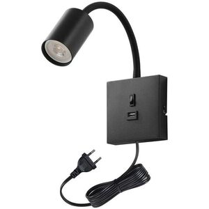 Immax PUNTO USB, flexibilis, kapcsolóval, fekete kép
