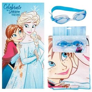 CERDÁ Disney Frozen: Sisters - fürdőlepedő és úszószemüveg készlet kép